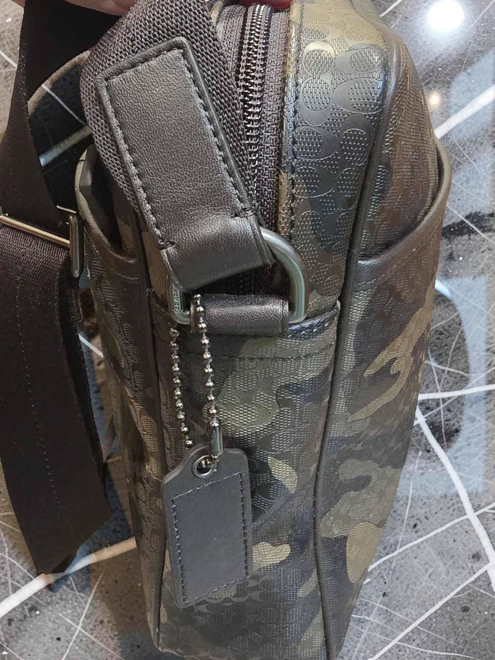 COACH Signature Camo Flight Crossbody Bag & Slim Card Case